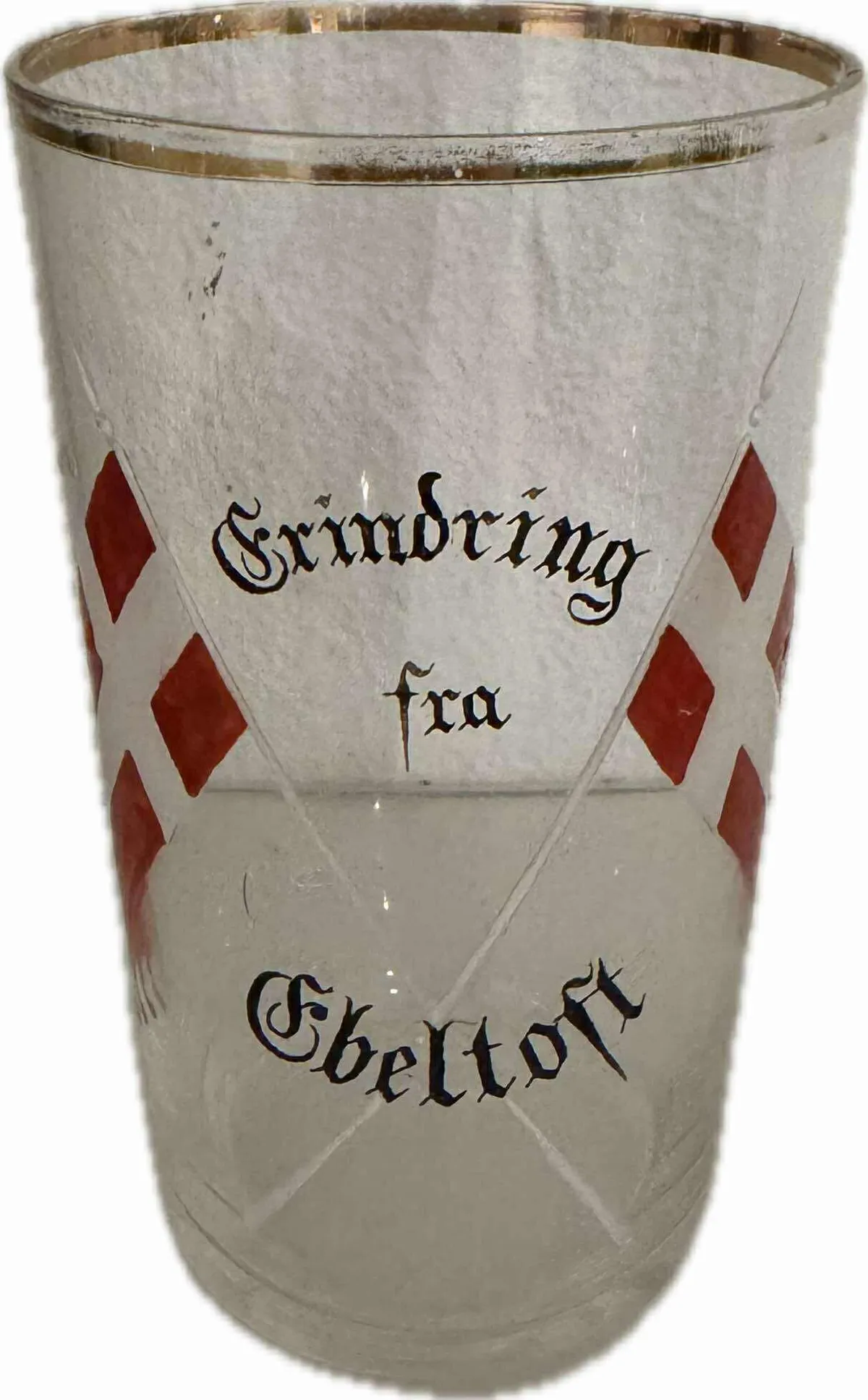 Vandglas Fyens Glasværk 1903