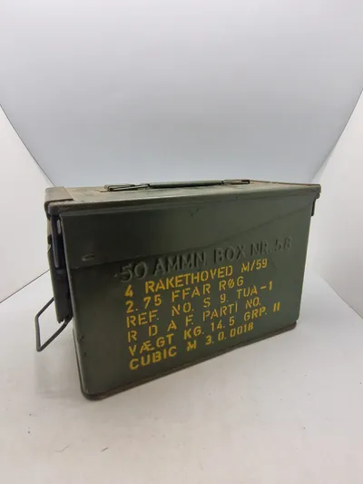 Original Ammo kasse fra flyvevåbenet