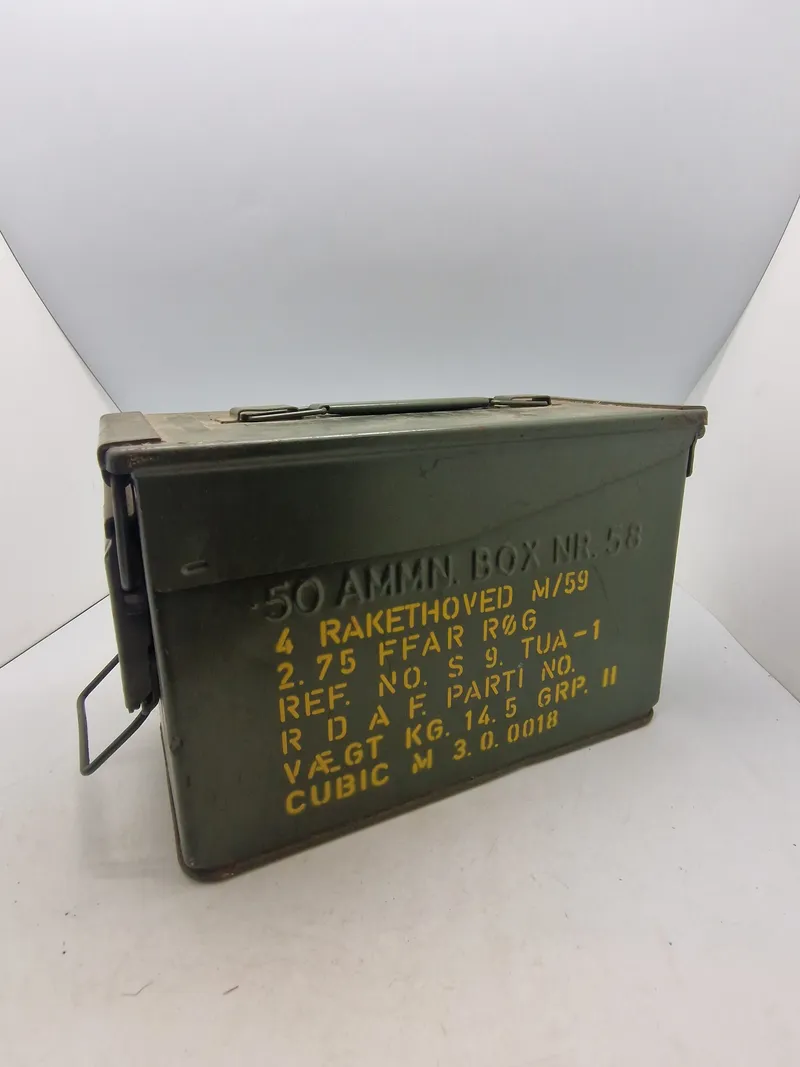 Original Ammo kasse fra flyvevåbenet