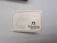 Pukeberg lysestage med æske