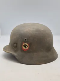 Tysk hjelm original skal senere bemaling