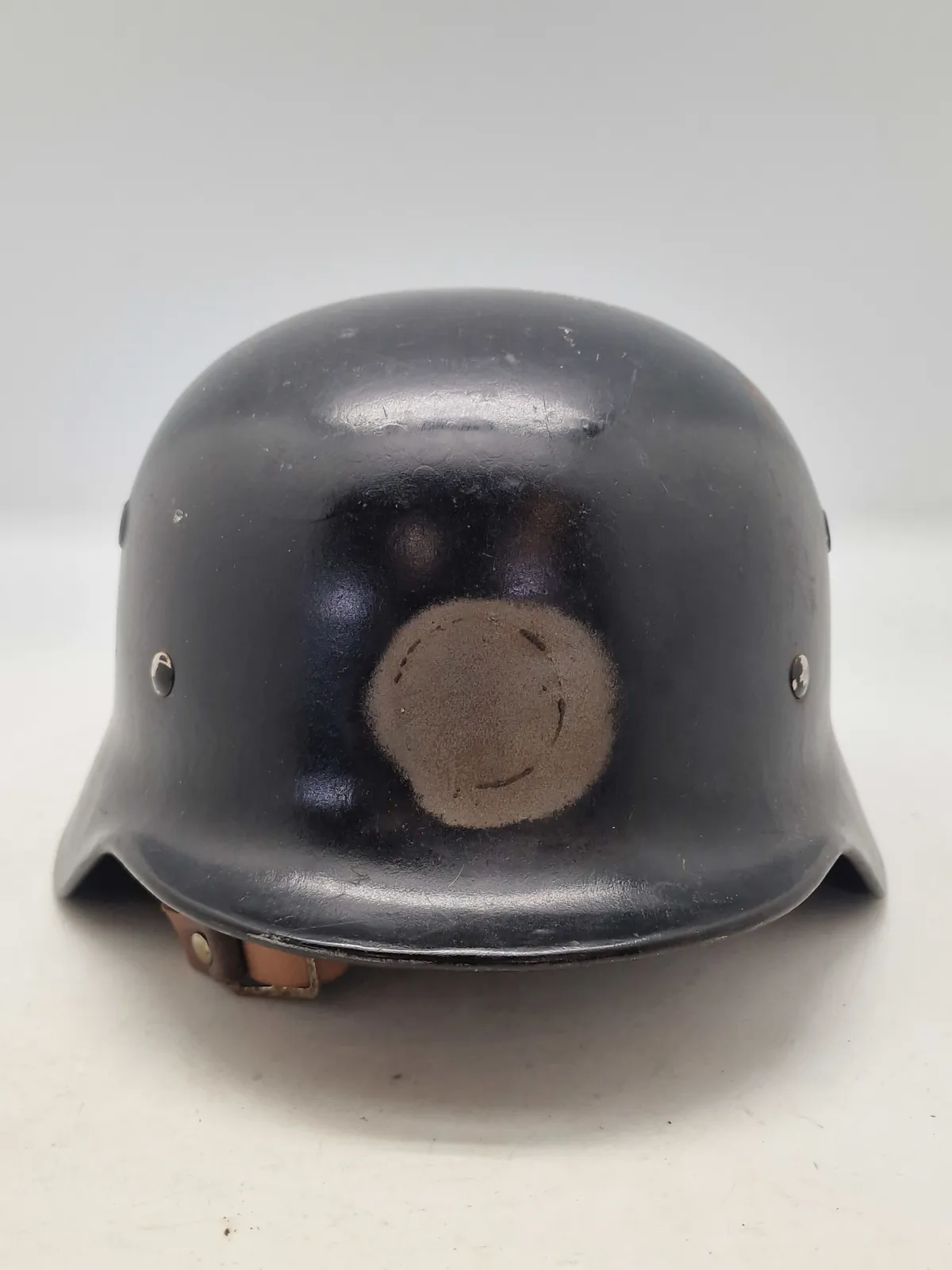 Original M/40 ww2 hjelm brugt af brandvæsenet efter krigen