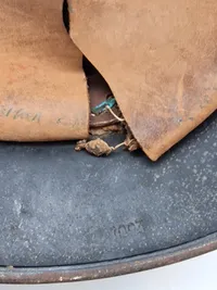 Original tysk Luftschütz hjelm - senere decal???