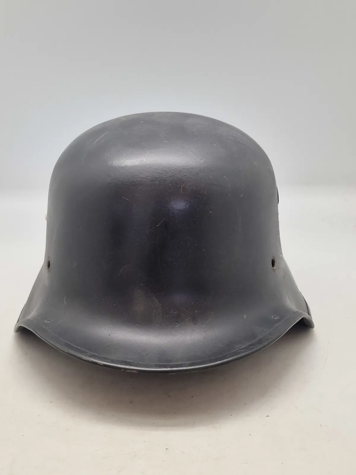 Original tysk ww2 fiber hjelm/parade hjelm med senere decal