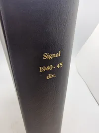 Originalt lot indbundene signalblade - ww2