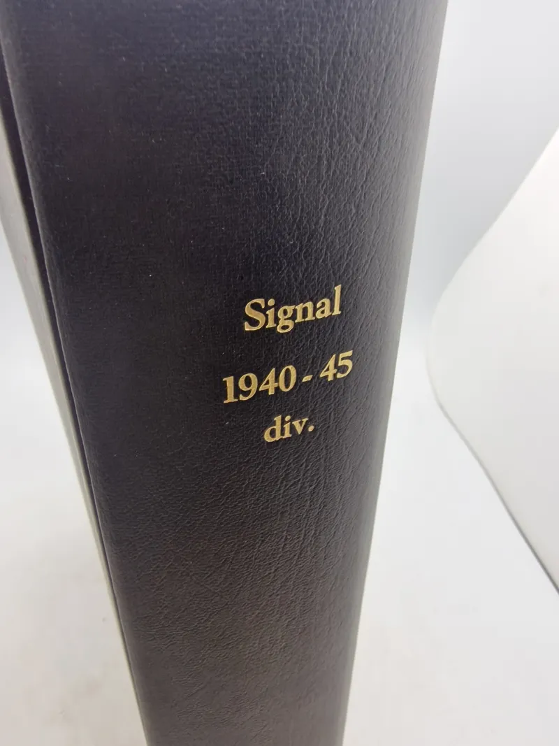 Originalt lot indbundene signalblade - ww2