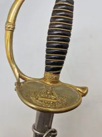 Original belgisk 1800 tals officers kårde