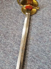 Original belgisk 1800 tals officers kårde