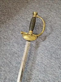 Original belgisk 1800 tals officers kårde