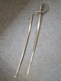 Original dansk model 1856 officers sabel