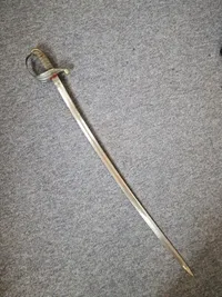 Original dansk model 1856 officers sabel