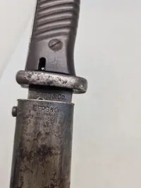Original tysk K98 bajonet - ww2 Nummerens