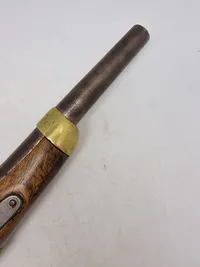 Belgisk militær perkussions rytterpistol, som dansk Ringhanepistol