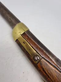 Belgisk militær perkussions rytterpistol, som dansk Ringhanepistol
