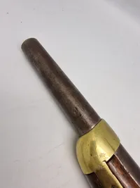 Belgisk militær perkussions rytterpistol, som dansk Ringhanepistol
