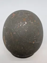 Original amerikansk stålhjelm med  inderliner