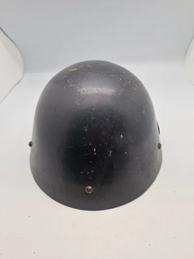 Original hjelm anvendt ved DSB under ww2