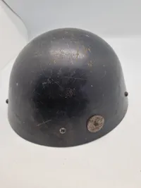 Original hjelm anvendt ved DSB under ww2