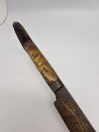 Original veludført osmanisk Yatagan - 1800 tallet