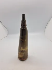 Originalt 1800 tals Militært jægerhrudthorn, godt stemplet