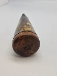 Originalt 1800 tals Militært jægerhrudthorn, godt stemplet
