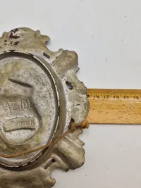 Veludført originalt askebæger med motiv af Bismarck fra tiden omkring 1870
