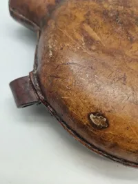Original feltflaske model 1873 - mundblæst på Holmegaard