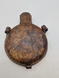 Original feltflaske model 1873 - mundblæst på Holmegaard