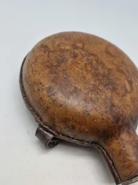 Original feltflaske model 1873 - mundblæst på Holmegaard