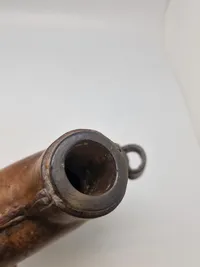 Original feltflaske model 1873 - mundblæst på Holmegaard
