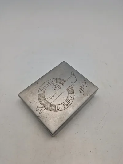 Souvenir æske fra fransk ubåd - 1945/46