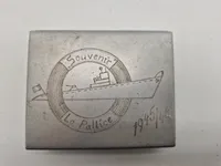 Souvenir æske fra fransk ubåd - 1945/46