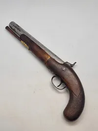Original Engelsk 1800 tals perkusions pistol (forlader)