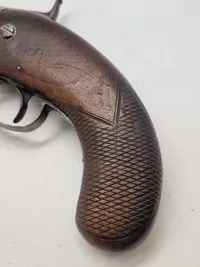 Original Engelsk 1800 tals perkusions pistol (forlader)