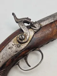 Original Engelsk 1800 tals perkusions pistol (forlader)