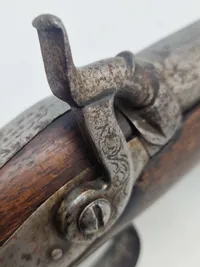 Original Engelsk 1800 tals perkusions pistol (forlader)