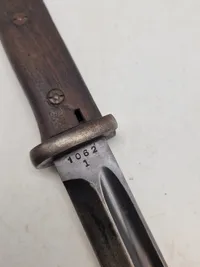 Original tysk Kriegsmarine K98 bajonet - Ostsee stemplet