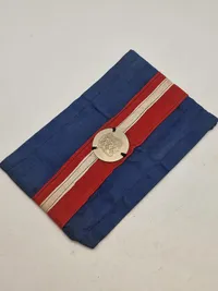 Originalt armbind fra den danske modstandsbevægelse. Bornholm