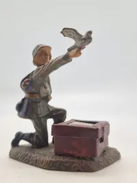 Original tysk linoliumsfigur