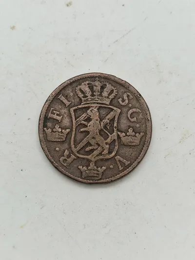 Original svensk 2 øre - 1750