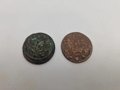 Originale svenske 1700 tals mønter