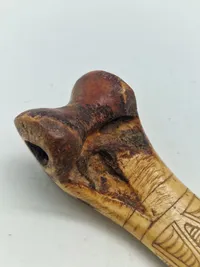 Original Cassowary bone dagger fra Papua New Guinea