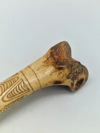 Original Cassowary bone dagger fra Papua New Guinea
