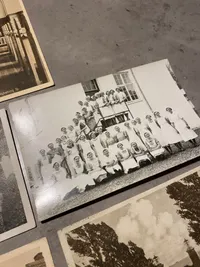 Samling fotos/postkort fra Sindsygehospitalet i Nykøbing Sjælland