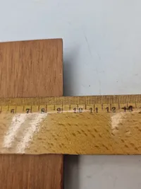 Flot plade med med miniature forlader og sidevåben 1864