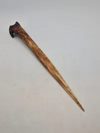 Original Cassowary bone dagger fra Papua New Guinea