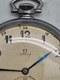 Originalt Omega lommeur med æske