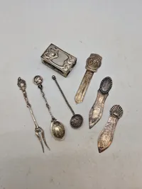 Samling sølv - vægt 47,1 gr