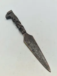 Original ww1 brevåbner lavet af granatsplint