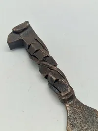 Original ww1 brevåbner lavet af granatsplint
